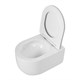 BELBAGNO Soft Унитаз подвесной безободковый со смывом "Торнадо", с сиденьем дюропласт soft close, белый BB084CH-TOR/SC - фото 328728