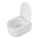BELBAGNO Soft Унитаз подвесной безободковый со смывом "Торнадо", с сиденьем дюропласт soft close, белый BB084CH-TOR/SC - фото 328729