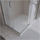 BELBAGNO Uno Поддон прямоугольный из искусственного мрамора в комплекте с сифоном с белой матовой декоративной накладкой, размер 100x80 см TRAY-MR-UNO-AH-100/80-35-W-BO - фото 328785