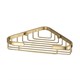 WASSERKRAFT K-733BRUSHED GOLD Полка металлическая, золото WASSERKRAFT 733BG - фото 329122