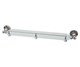 WASSERKRAFT Diemel K-2244 Полка стеклянная с бортиком, хром WASSERKRAFT 2244 - фото 329134