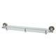 WASSERKRAFT Diemel K-2244 Полка стеклянная с бортиком, хром WASSERKRAFT 2244 - фото 329136