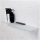 WASSERKRAFT Glan K-5124 Полка стеклянная, черный WASSERKRAFT 5124 - фото 329171