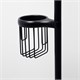 WASSERKRAFT K-1264BLACK Комбинированная напольная стойка, черный WASSERKRAFT 1264B - фото 329287