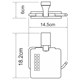 WASSERKRAFT K-3225 Держатель туалетной бумаги, черный WASSERKRAFT 3225 - фото 329345