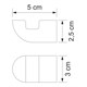 WASSERKRAFT Kammel K-8323WHITE Крючок, белый WASSERKRAFT 8323W - фото 329369