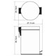 WASSERKRAFT K-612 Ведро 12L, хром WASSERKRAFT 612 - фото 329529