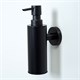 WASSERKRAFT K-1399BLACK Дозатор для жидкого мыла, антивандальный, черный WASSERKRAFT 1399B - фото 329535