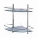WASSERKRAFT K-3122 Полка стеклянная двойная, хром WASSERKRAFT 3122 - фото 329542