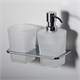 WASSERKRAFT Leine K-5089 Держатель стакана и дозатора, хром WASSERKRAFT 5089 - фото 329588