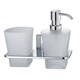 WASSERKRAFT Leine K-5089 Держатель стакана и дозатора, хром WASSERKRAFT 5089 - фото 329589