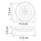 WASSERKRAFT Kammel K-8329WHITE Мыльница, белый WASSERKRAFT 8329W - фото 329639