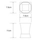 WASSERKRAFT Amper K-5428BLACK Стакан для зубных щеток, черный WASSERKRAFT 5428B - фото 329741
