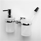 WASSERKRAFT Lippe K-6589 Держатель стакана и дозатора, хром WASSERKRAFT 6589 - фото 329780