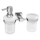 WASSERKRAFT Lippe K-6589 Держатель стакана и дозатора, хром WASSERKRAFT 6589 - фото 329781