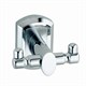 WASSERKRAFT Oder K-3023D Крючок двойной, хром WASSERKRAFT 3023D - фото 329915