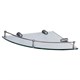 WASSERKRAFT K-544 Полка стеклянная угловая, хром WASSERKRAFT 544 - фото 329929