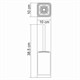 WASSERKRAFT K-1037 Щетка для унитаза напольная, хром WASSERKRAFT 1037 - фото 329946