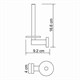 WASSERKRAFT Lippe K-6597 Держатель туалетной бумаги, хром WASSERKRAFT 6597 - фото 329958