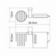 WASSERKRAFT Leine K-5059 Держатель туалетной бумаги и освежителя, хром WASSERKRAFT 5059 - фото 329966