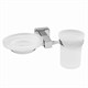 WASSERKRAFT Lippe K-6526 Держатель стакана и мыльницы, хром WASSERKRAFT 6526 - фото 330001