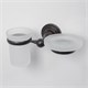 WASSERKRAFT Isar K-7326 Держатель стакана и мыльницы, темная бронза WASSERKRAFT 7326 - фото 330022