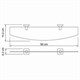 WASSERKRAFT Lippe K-6524 Полка стеклянная, хром WASSERKRAFT 6524 - фото 330034