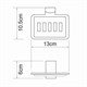 WASSERKRAFT Exter K-5269 Мыльница решетка, светлая бронза WASSERKRAFT 5269 - фото 330056