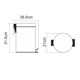 WASSERKRAFT K-635 Ведро 5L, хром WASSERKRAFT 635 - фото 330136