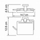 WASSERKRAFT Lippe K-6525 Держатель туалетной бумаги, хром WASSERKRAFT 6525 - фото 330144