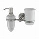 WASSERKRAFT Ammer K-7089 Держатель стакана и дозатора, никель WASSERKRAFT 7089 - фото 330162