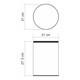 WASSERKRAFT K-625 Ведро 5L, хром WASSERKRAFT 625 - фото 330198