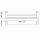 WASSERKRAFT Leine K-5040 Держатель полотенец двойной, хром WASSERKRAFT 5040 - фото 330304