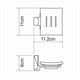 WASSERKRAFT Exter K-5229 Мыльница, светлая бронза WASSERKRAFT 5229 - фото 330331