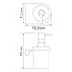 WASSERKRAFT Kammel K-8399WHITE Дозатор для жидкого мыла, белый WASSERKRAFT 8399W - фото 330358