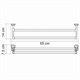 WASSERKRAFT Oder K-3040 Держатель полотенец двойной, хром WASSERKRAFT 3040 - фото 330395