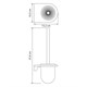 WASSERKRAFT Kammel K-8327WHITE Щетка для унитаза подвесная, белый WASSERKRAFT 8327W - фото 330407