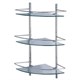 WASSERKRAFT K-3133 Полка стеклянная тройная, хром WASSERKRAFT 3133 - фото 330440