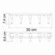 WASSERKRAFT Oder K-3075 Кронштейн настенный, хром WASSERKRAFT 3075 - фото 330491