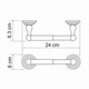 WASSERKRAFT Isar K-7322 Держатель туалетной бумаги, темная бронза WASSERKRAFT 7322 - фото 330497