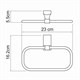 WASSERKRAFT Exter K-5260 Держатель полотенец, светлая бронза WASSERKRAFT 5260 - фото 330542