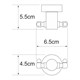 WASSERKRAFT Donau K-9423D (ранее К-9423) Крючок двойной, хром WASSERKRAFT 9423D - фото 330572