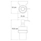 WASSERKRAFT Berkel K-6899 Дозатор для жидкого мыла, хром WASSERKRAFT 6899 - фото 330584