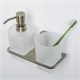 WASSERKRAFT Exter K-5289 Держатель стакана и дозатора, светлая бронза WASSERKRAFT 5289 - фото 330603