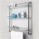WASSERKRAFT K-2033 Полка стеклянная тройная, хром WASSERKRAFT 2033 - фото 330617