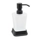 WASSERKRAFT Amper K-5499BLACK Дозатор для жидкого мыла, черный WASSERKRAFT 5499B - фото 330651