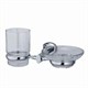 WASSERKRAFT Oder K-3026 Держатель стакана и мыльницы, хром WASSERKRAFT 3026 - фото 330653