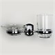 WASSERKRAFT Oder K-3026 Держатель стакана и мыльницы, хром WASSERKRAFT 3026 - фото 330654