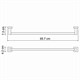 WASSERKRAFT Lippe K-6530 Держатель полотенец одинарный, хром WASSERKRAFT 6530 - фото 330660