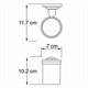 WASSERKRAFT Isar K-7328 Подстаканник одинарный, темная бронза WASSERKRAFT 7328 - фото 330665